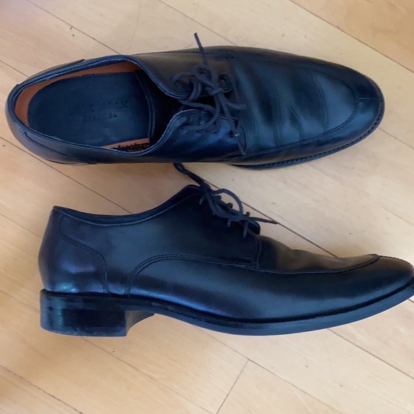 Cole Haan Mens Sz 8.5 black leather dress shoes